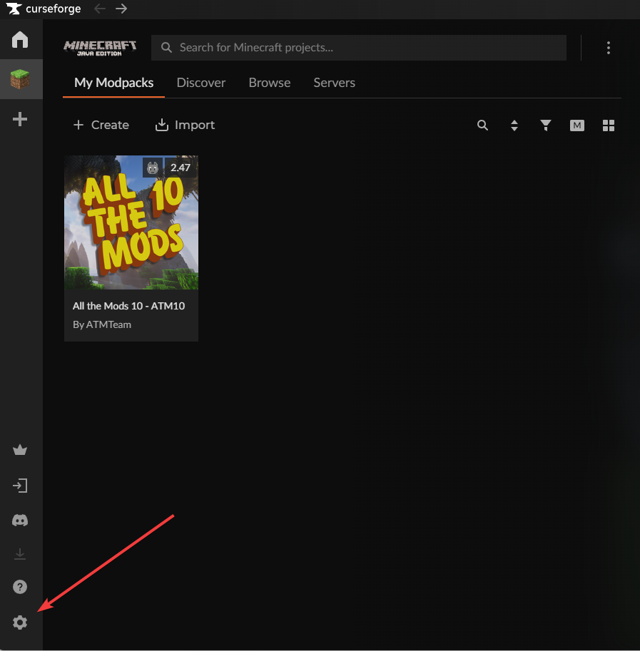 How to Allocate More RAM to Minecraft in Curseforge - SimpleGameHosting