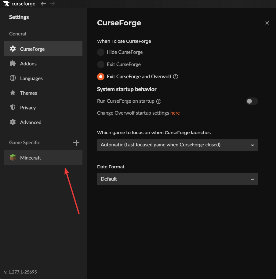 How to Allocate More RAM to Minecraft in Curseforge - SimpleGameHosting